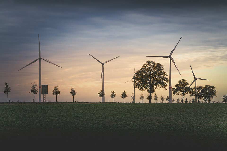 Umweltschutz mittels Windenergie