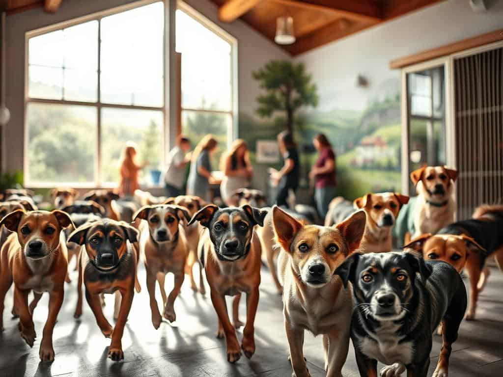 Hunde in Tierheimen